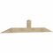 Ekena Millwork Portland Rough Sawn Timber Gable Bracket, Douglas Fir, 96"W x 16"H x 2"D x 6"F, 4/12 Pitch GBW096X16X0206POR00RDF - alternate 2